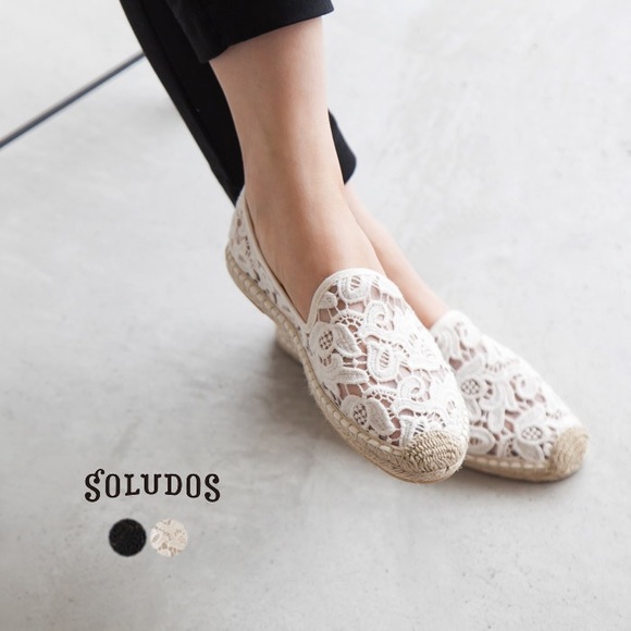soludos lace espadrilles